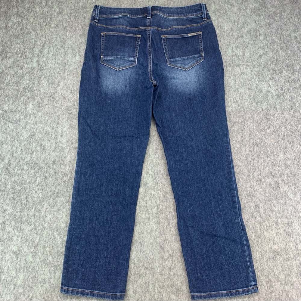 Chicos So Slimming Slim Crop Leg Jeans Women's Medium Wash Denim - Size 6 (0.5) - Picture 2 of 14